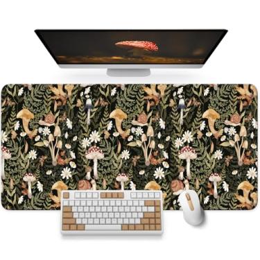 Imagem de Tapete de mesa grande para desktop, mouse pad grande estético para teclado de jogos, computador, capa protetora de mesa para laptop, capa protetora para escritório, escola, material doméstico