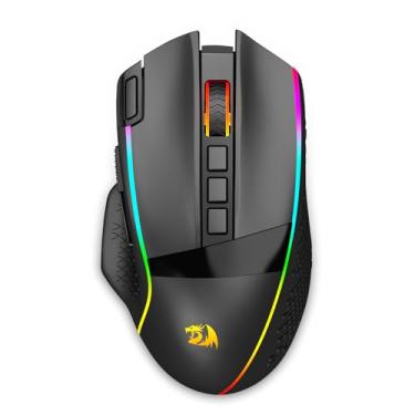 Imagem de Mouse Gamer Redragon Enlightment RGB Preto PAW3395 26000DPI M991-RGB
