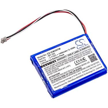 Imagem de 1400mAh Bateria de substituição para rádio bidirecional para IC-M25
