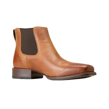 Imagem de ARIAT Booker Bota ocidental ultra quadrada, Amêndoa Roca, 8 Wide