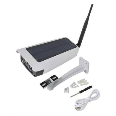 Imagem de Câmera Ip 1080P Wifi Painel Solar Prova D`Água Áudio