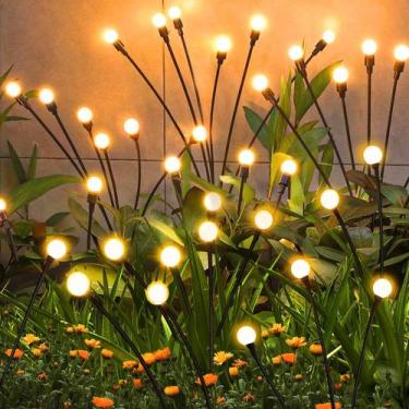Imagem de Solar Firefly Lights ZFNN 16 LED Waterproof, pacote com 2