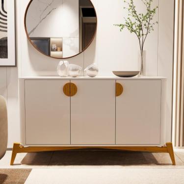 Imagem de Buffet 3 Portas Juazeiro Off White Elegante