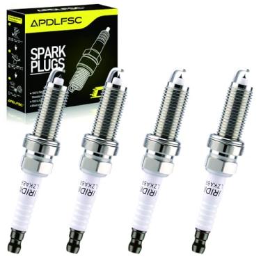 Imagem de Pacote com 4 velas de ignição Iridium 91187 LKAR6AIX-11 compatível com Nissan Altima 2.5 2007-2013, Fronteira 2005-2019, Rogue 2008-2013, Sentra, 2007-2020 Versa etc. L440-2019. modelos, substitui 9