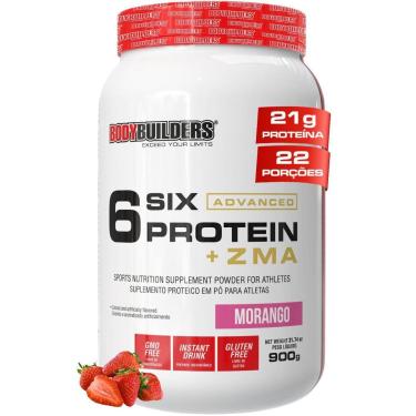 Imagem de Whey Protein 6 Six Protein Advanced com ZMA 900g –  Bodybuilders-Unissex