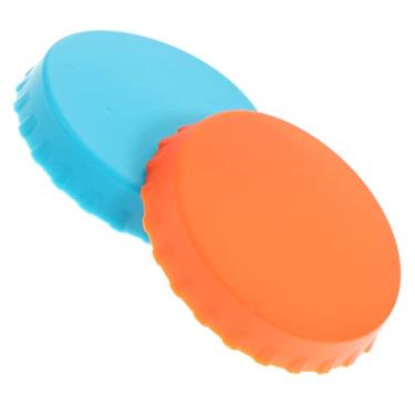 Imagem de 2 peças de tampas de silicone para latas de refrigerante e cerveja, protetores reutilizáveis para latas de bebidas resistentes a derramamentos para refrigerantes e bebidas energéticas, silicone de