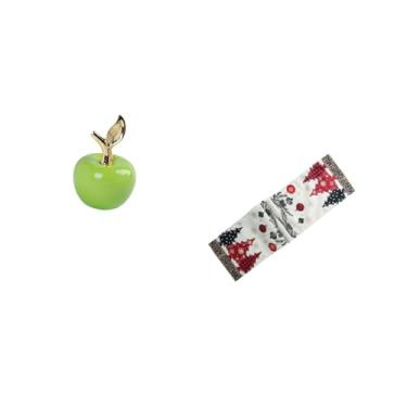 Imagem de Fenteer Escultura de Cerâmica para Sala de Estudo de Café, Decoração de Feriado com Toalha de Mesa de árvore de Natal Sazonal de Inverno para Armário, Mesa de