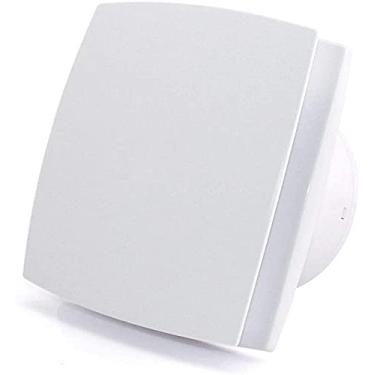 Imagem de KUYBTU Exaustor de parede exaustor de banheiro exaustor de chuveiro com tampa plana 100 mm / 10.2 cm oculto