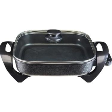 Imagem de Panela de Arroz，Panela de Arroz Eletrica 220v，Multifuncional Quadrado，PotêNcia de 1500 W，Capacidade de 4,6 Litros，FáCil de Limpar，Adequado para Cozinhar, Fritar, Aquecer, Etc.(220v)