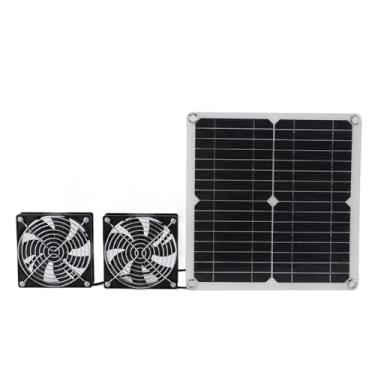 Imagem de SUNGOOYUE Kit Versátil de Exaustor Duplo Movido a Energia Solar para Ventilação Eficiente Em Residências, Cozinhas e Banheiros, Operação Silenciosa, Conjunto de 8 Peças