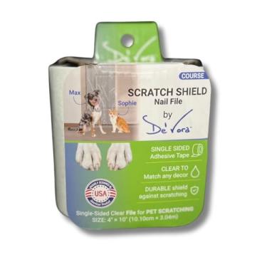 Imagem de Fita transparente de proteção contra arranhões para móveis, janelas, pisos e paredes - Protetor e arquivo de móveis antiarranhões - Fita autoadesiva de 3 metros para gatos e cães (grossa)