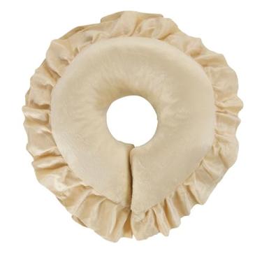 Imagem de Almofada de pescoço em forma de U ergonômica Soft Almofada de suporte de pescoço em forma de U Proteção coluna Ângulo de dormir confortável para viagens de escritório em casa (Bege)