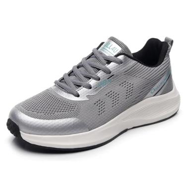 Imagem de Cull4U Tênis de caminhada feminino Leisure Time, Cinza, 37