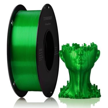Imagem de Filamento PLA 1,75 mm, filamento de impressora TINMORRY 3D, 1 kg (2,2 lbs), compatível com impressora 3D Bambu FDM, verde seda