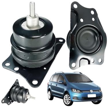 Imagem de Coxim Traseiro Motor Dianteiro Lado Direito Spacefox 2005 2006 2007 2008 - MB9257, 4956, 6Q0199167
