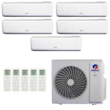 Imagem de Ar-Condicionado Multi Split Inverter Gree 42.000 (5x Evap HW 9.000) Quente/Frio 220V								