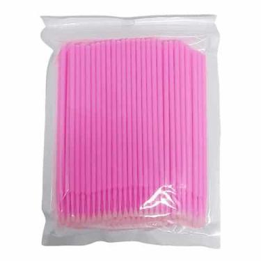 Imagem de Microbrush Cotonete Alongamento Fio A Fio Cílios 100 Unid - Outros