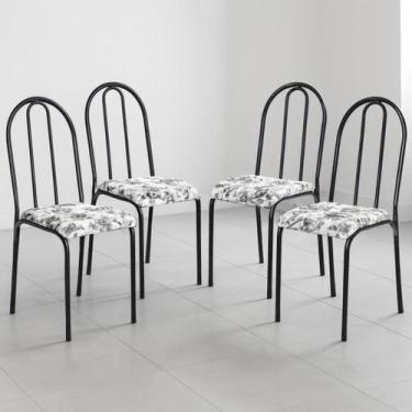 Imagem de Kit 4 Cadeiras de Cozinha Sala Jantar Varanda Sala de Estar Epoxi 544.