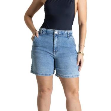 Imagem de Bermuda Jeans Sawary - 281414 - Azul claro 48, Azul, 48