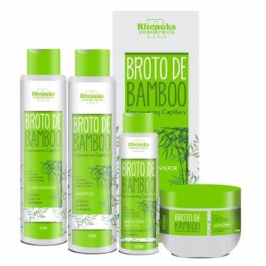Imagem de Shampoo para crescimento de cabelo broto de bambu 4 intens - RHENUKS