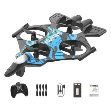 Imagem de KiBcsLic Avião de controle remoto RC com flip de 360°, leve, acrobático, modelo de planador de para iniciantes, adultos e meninos, Azul com 1 Bateria