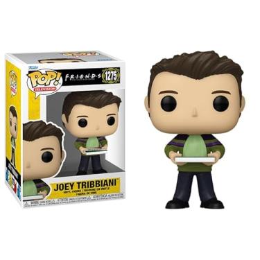 Imagem de Funko Pop Friends Wave 4 + Protetor: boneco de vinil Pop! TV (conjunto de presente com caixa protetora de colecionador ToyBop) (Joey Tribbiani com pizza)