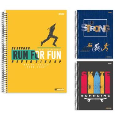 Imagem de Caderno universitario 10m cd ba 160f be strong sao domingos 10234 - An