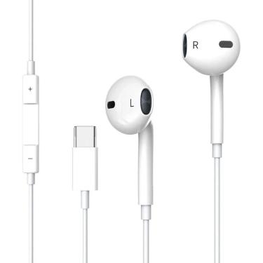 Imagem de Fone De Ouvido In-Ear Tipo C Conexão Digital Áudio Potente