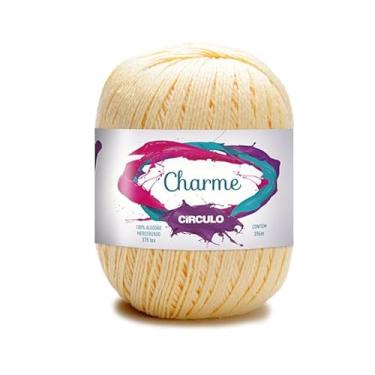 Imagem de Fio Linha Charme 396m e 150g Ideal p/Crochê e Tricô Marca Círculo (1114 - AMARELO CANDY)