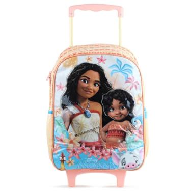 Imagem de Mochila de Rodinhas Escolar 16 Moana KIT