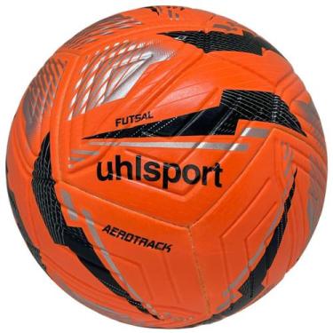 Imagem de Bola futsal uhlsport aerotrack, Laranja, Preto, Cinza