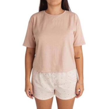 Imagem de Pijama Feminino Curto Estrelinhas Hering-Unissex
