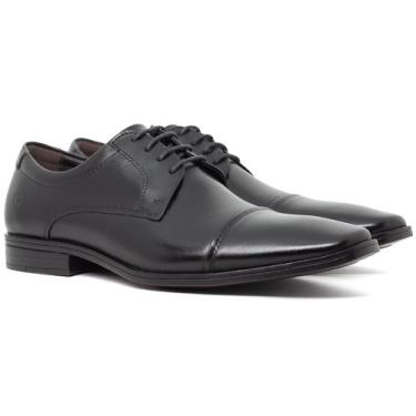 Imagem de Sapato Social Masculino Democrata Metropolitan Vega Cadarço Couro Conf