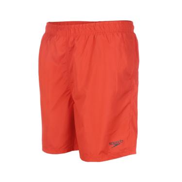 Imagem de Bermuda Masculina, Speedo, Basic Colors, Microfibra com Bolsos e Sunga Interna, tamanho G - Laranja