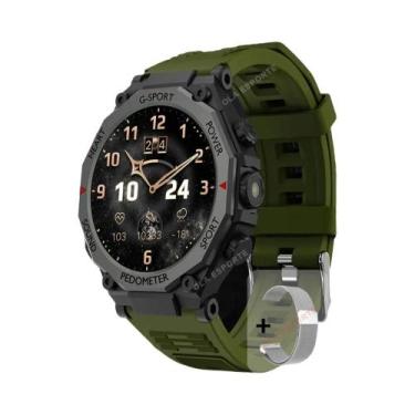 Imagem de Relógio Inteligente Esportivo Militar Masculino Com Chamada Bluetooth,