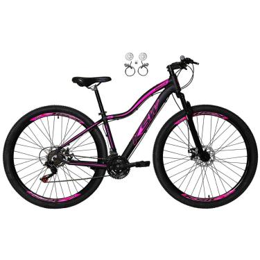 Imagem de Bicicleta Feminina Aro 29 KSW Mwza 24v Alumínio Freio Hidráulico Garfo Suspensão MTB-Feminino