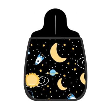 Imagem de Lixeira De Carro Organizador Lixinhocar Foguetes Planetas Espaço