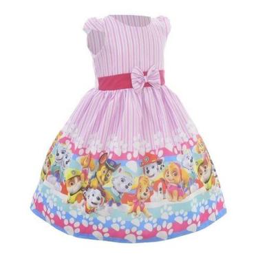 Imagem de Vestido Patrulha Canina Festa Rosa - Princesas&Amp;Cia, 10 - 7 anos