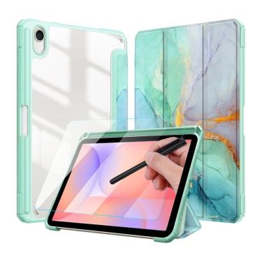 Imagem de Capa Mármore Para Samsung S10 Lite 10.9 X400 + Vidro +Caneta