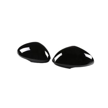 Imagem de Capa De Espelho Lateral Do Carro Preto Fibra De Carbono Espelho Retrovisor Lateral Decorar Capa Compatível Com Alfa Romeo Stelvio/Giulia 2017-2022(Giulia Black)