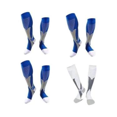 Imagem de Meias De Compressão Masculinas Para Corrida, Varizes, 30 mmHg, 2, 3 Ou