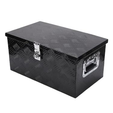 Imagem de Asixxsix Caixa de Ferramentas para Cama de Caminhão de 20 Polegadas, Organizador de Armazenamento de baú de Liga de Alumínio Resistente Com Alça Lateral e Trava, baú de Armazenamento de
