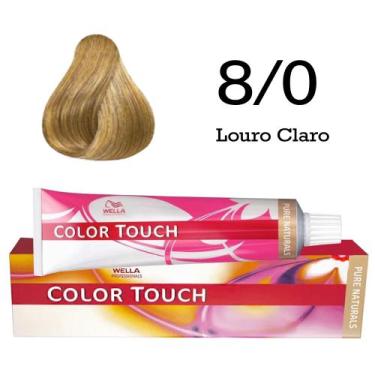 Imagem de Tonalizante Color Touch 8.0 Louro Claro  Wella Professionals