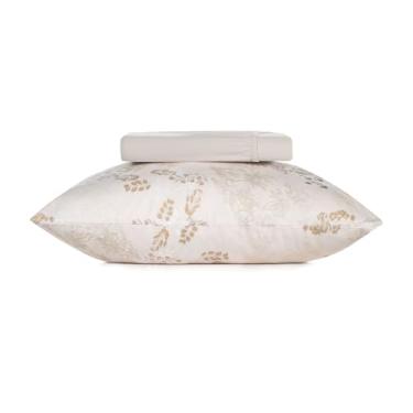 Imagem de Jogo de Cama Simples Malha Fio Penteado 100% Algodão - Neblina - Solteiro King