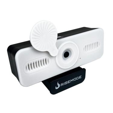 Imagem de Webcam Rise Mode Vision 4K, 30 FPS, Microfone Digital, USB, Branco - RM-WECM-4K-W-Unissex