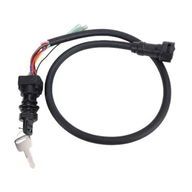 Imagem de Luocute Conjunto de Chave de Ignição do Interruptor Principal do Barco para Motores de Popa, Caixa de Controle de Motores Substitui, Chicote de Fios de 10 Núcleos 6H3 82510 00 para