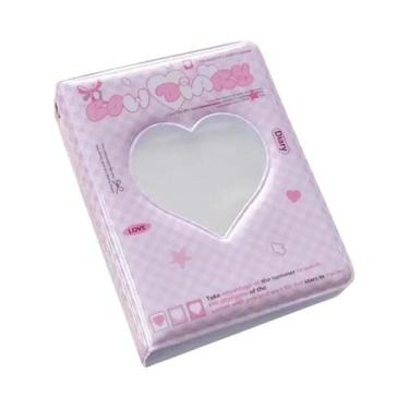 Imagem de Álbum De Fotos Em Forma De Coração Estilo Coreano De 3 Polegadas Com 4