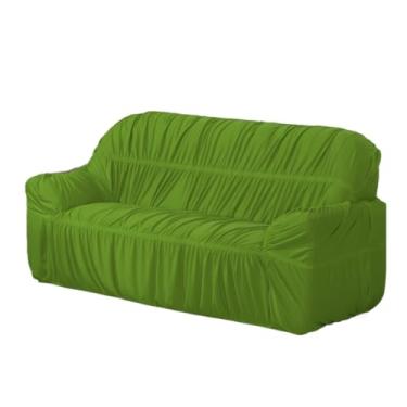 Imagem de Capa para sofá, de três lugares, independente, elegante e confortável(VERDE PISTACHE)