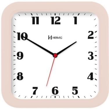 Imagem de Relógio Parede Herweg Ref: 6145-131 Retangular Marrom Areia