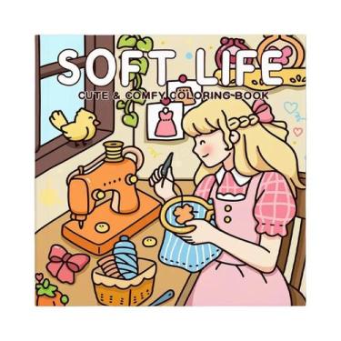 Imagem de Livro De Colorir Para Adultos Com Padrões De Desenhos Animados Fofos, 